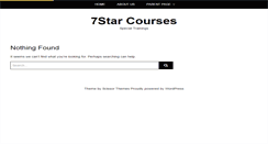 Desktop Screenshot of 7starcourses.com