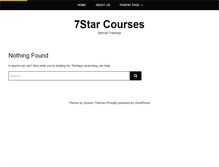 Tablet Screenshot of 7starcourses.com